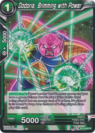 Dodoria, Brimming with Power (BT10-082) [Rise of the Unison Warrior] | Amazing Games TCG