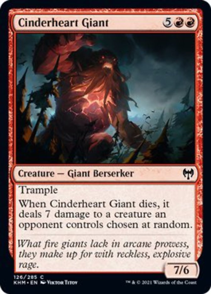 Cinderheart Giant [Kaldheim] | Amazing Games TCG