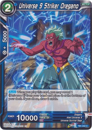 Universe 9 Striker Oregano (Reprint) (TB1-042) [Battle Evolution Booster] | Amazing Games TCG