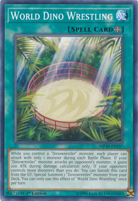 World Dino Wrestling [MP19-EN197] Common | Amazing Games TCG