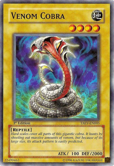 Venom Cobra [TAEV-EN005] Common | Amazing Games TCG