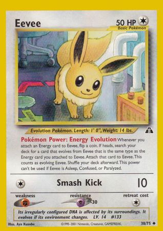 Eevee (38/75) [Neo Discovery Unlimited] | Amazing Games TCG