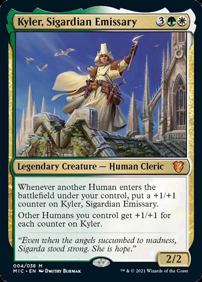 Kyler, Sigardian Emissary [Innistrad: Midnight Hunt Commander] | Amazing Games TCG