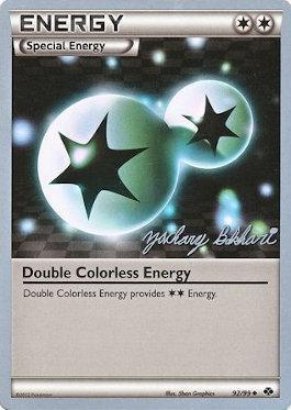 Double Colorless Energy (92/99) (CMT - Zachary Bokhari) [World Championships 2012] | Amazing Games TCG