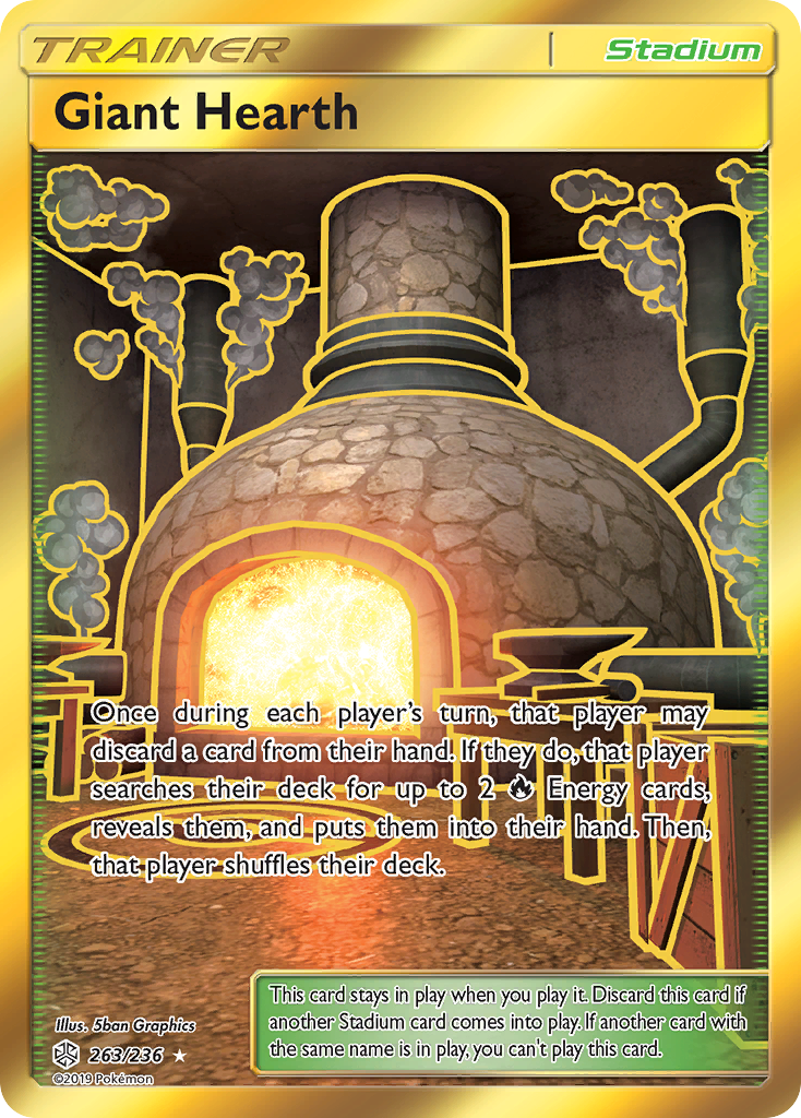 Giant Hearth (263/236) [Sun & Moon: Cosmic Eclipse] | Amazing Games TCG