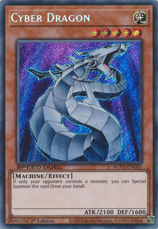 Cyber Dragon [SGX1-ENG01] Secret Rare | Amazing Games TCG