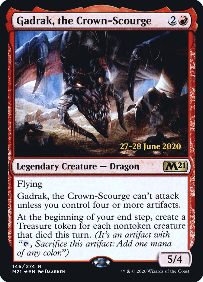 Gadrak, the Crown-Scourge  [Core Set 2021 Prerelease Promos] | Amazing Games TCG