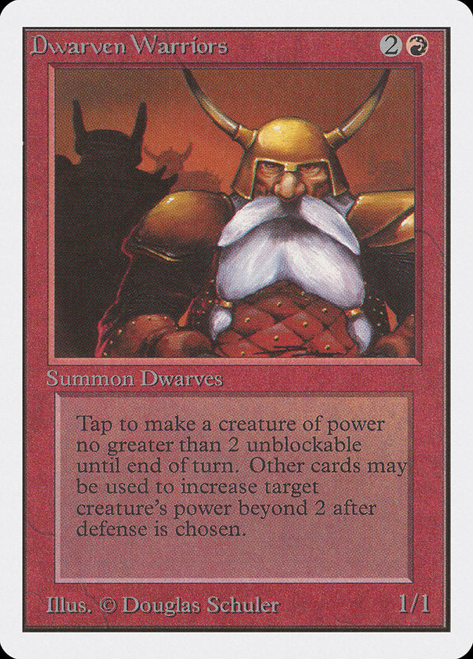 Dwarven Warriors [Unlimited Edition] | Amazing Games TCG