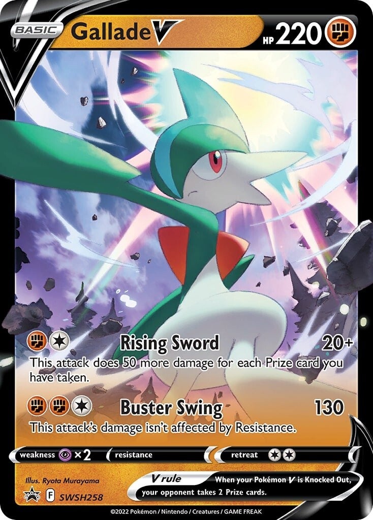 Gallade V (SWSH258) [Sword & Shield: Black Star Promos] | Amazing Games TCG