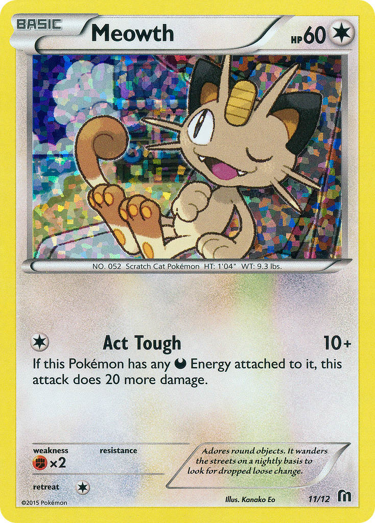 Meowth (11/12) [McDonald's Promos: 2016 Collection] | Amazing Games TCG