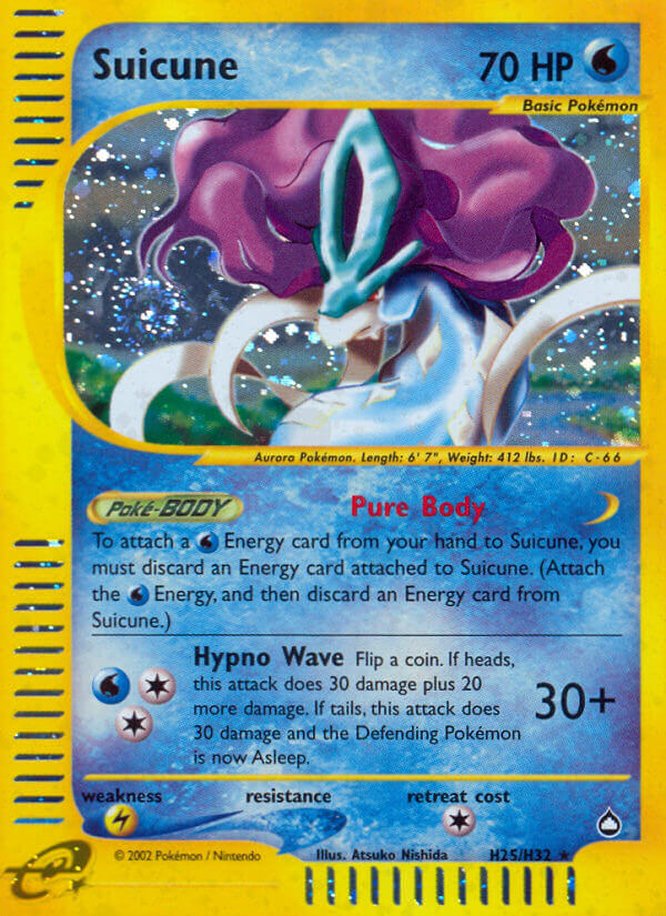 Suicune (H25/H32) [Aquapolis] | Amazing Games TCG