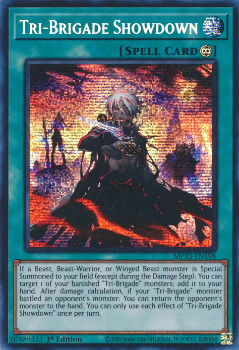 Tri-Brigade Showdown [MP23-EN198] Prismatic Secret Rare | Amazing Games TCG