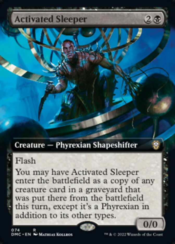 Activated Sleeper (Extended Art) [Dominaria United Commander] | Amazing Games TCG