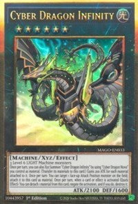 Cyber Dragon Infinity (Alternate Art) [MAGO-EN033] Gold Rare | Amazing Games TCG