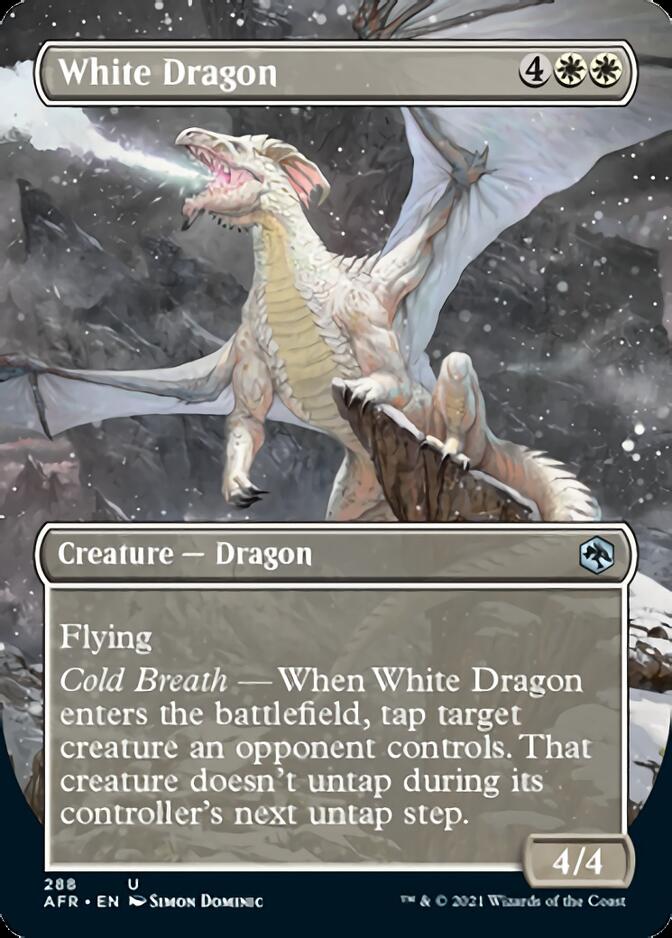 White Dragon (Extended) [Dungeons & Dragons: Adventures in the Forgotten Realms] | Amazing Games TCG