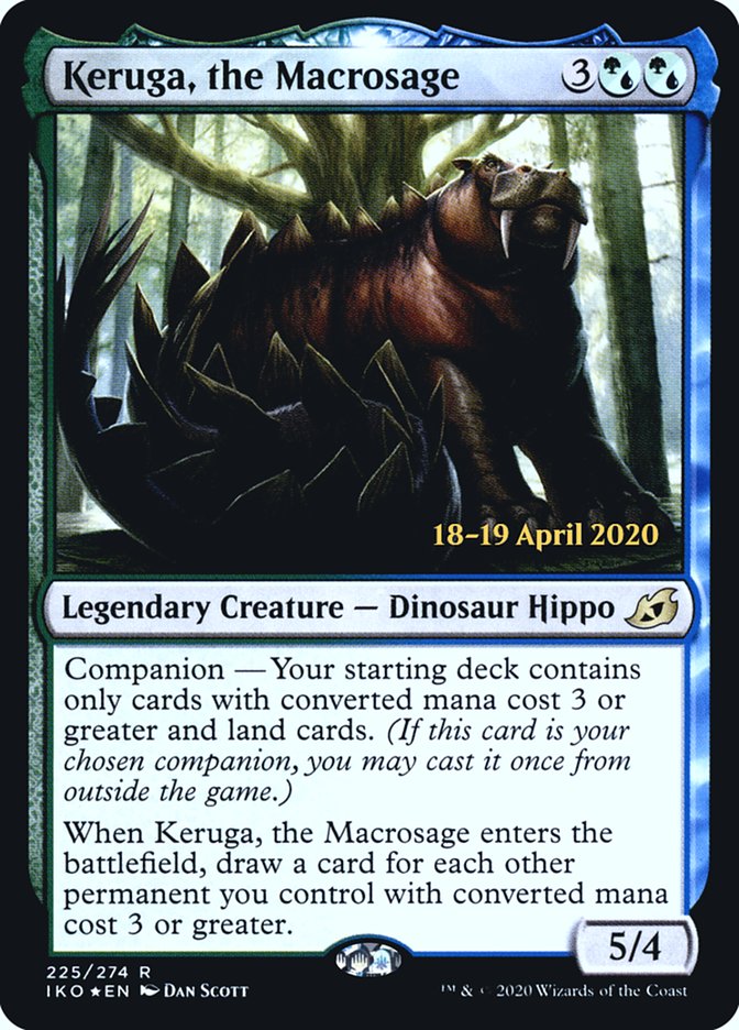 Keruga, the Macrosage  [Ikoria: Lair of Behemoths Prerelease Promos] | Amazing Games TCG