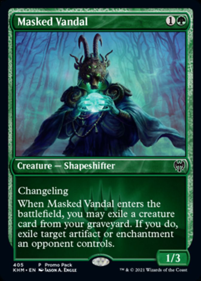 Masked Vandal [Kaldheim Promo Pack] | Amazing Games TCG