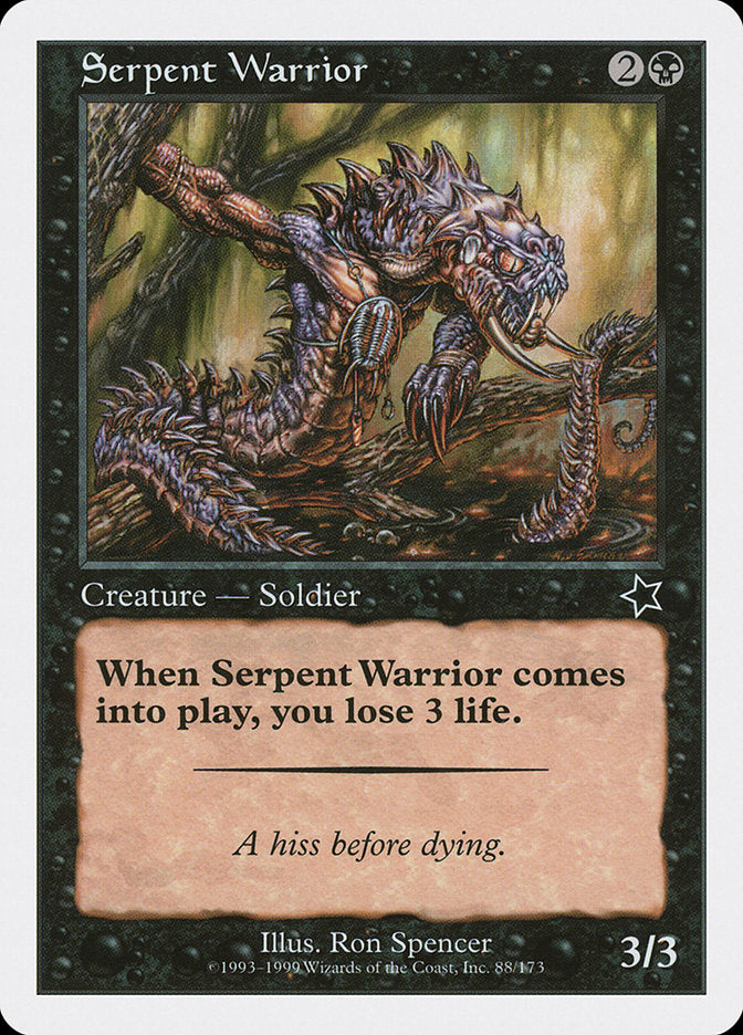 Serpent Warrior [Starter 1999] | Amazing Games TCG