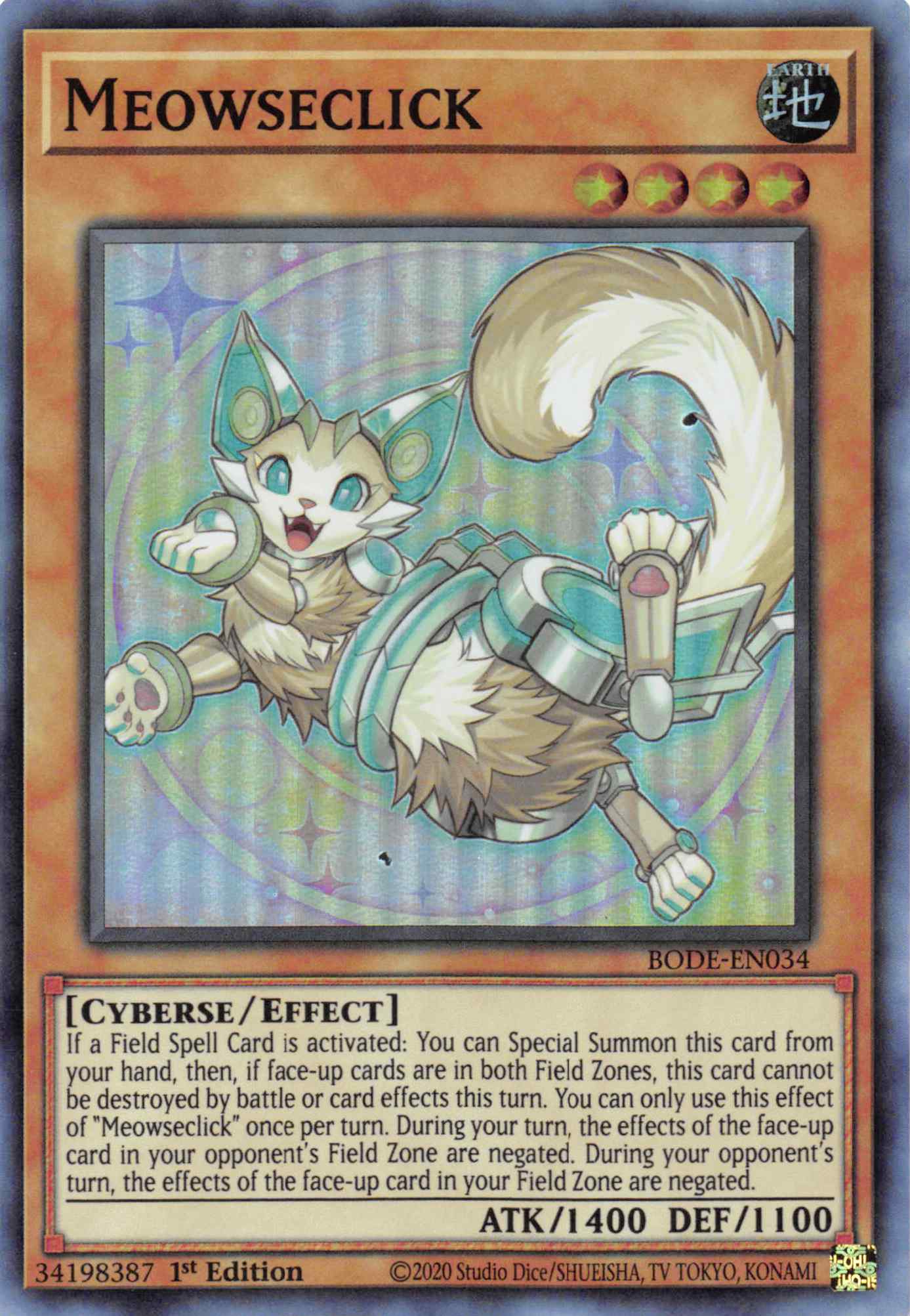 Meowseclick [BODE-EN034] Super Rare | Amazing Games TCG