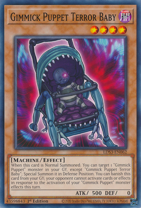 Gimmick Puppet Terror Baby [LDS3-EN062] Common | Amazing Games TCG