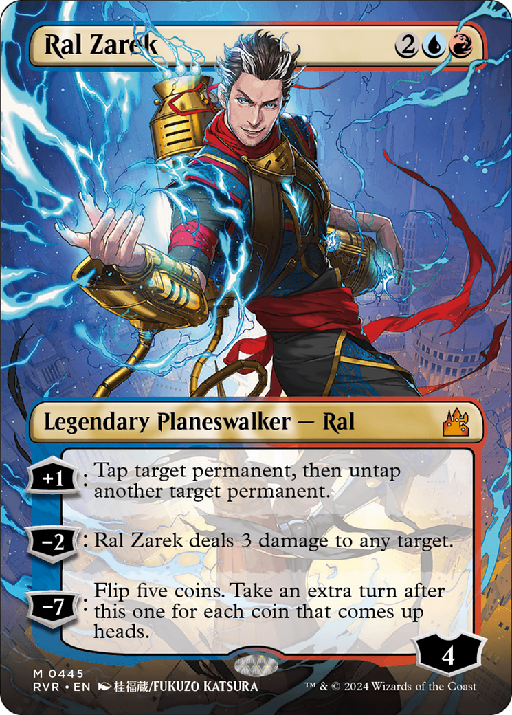 Ral Zarek (Anime Borderless) [Ravnica Remastered] | Amazing Games TCG