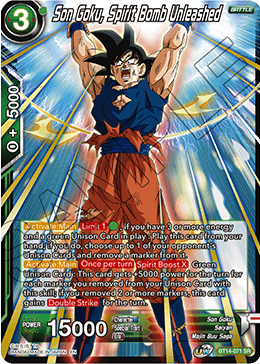 Son Goku, Spirit Bomb Unleashed (BT14-071) [Cross Spirits] | Amazing Games TCG