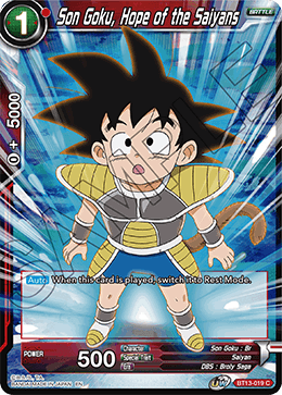 Son Goku, Hope of the Saiyans (Common) [BT13-019] | Amazing Games TCG