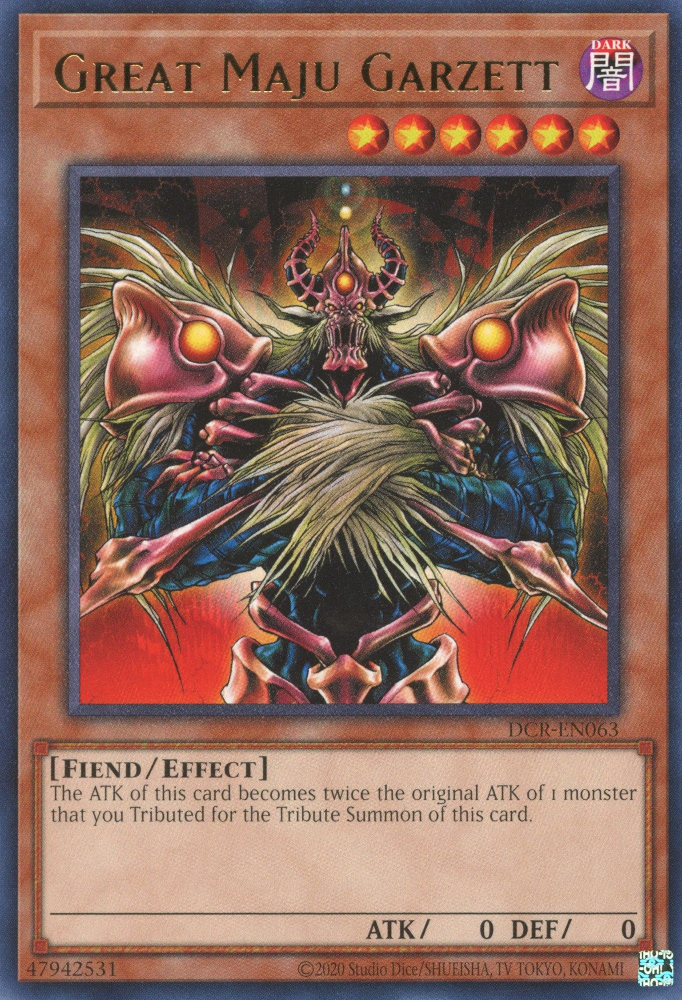 Great Maju Garzett [DCR-EN063] Rare | Amazing Games TCG