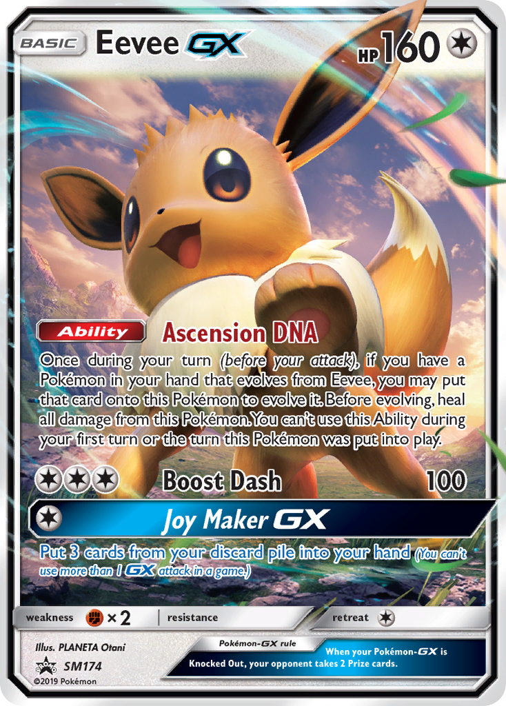 Eevee GX (SM174) (Jumbo Card) [Sun & Moon: Black Star Promos] | Amazing Games TCG