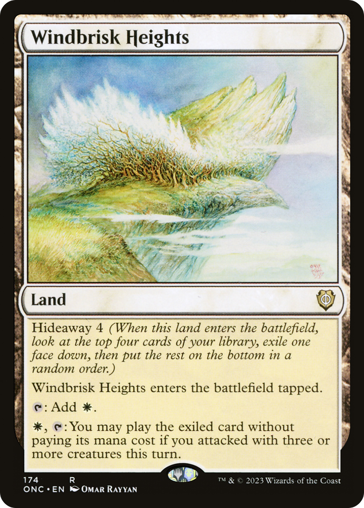 Windbrisk Heights [Phyrexia: All Will Be One Commander] | Amazing Games TCG