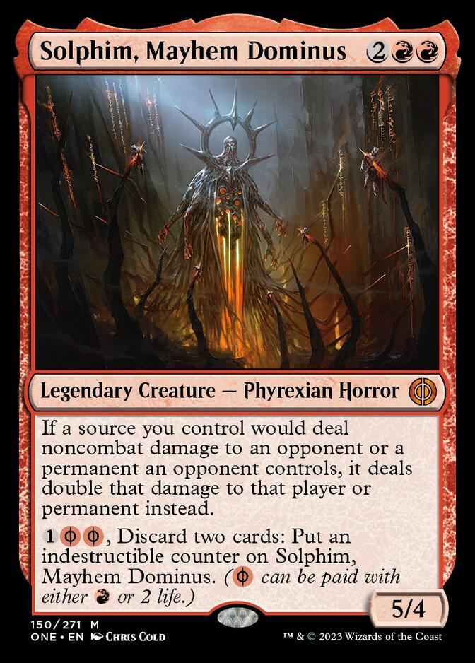 Solphim, Mayhem Dominus [Phyrexia: All Will Be One] | Amazing Games TCG