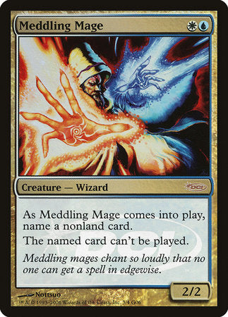 Meddling Mage [Judge Gift Cards 2006] | Amazing Games TCG