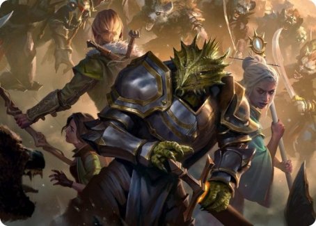 You Come to the Gnoll Camp Art Card [Dungeons & Dragons: Adventures in the Forgotten Realms Art Series] | Amazing Games TCG