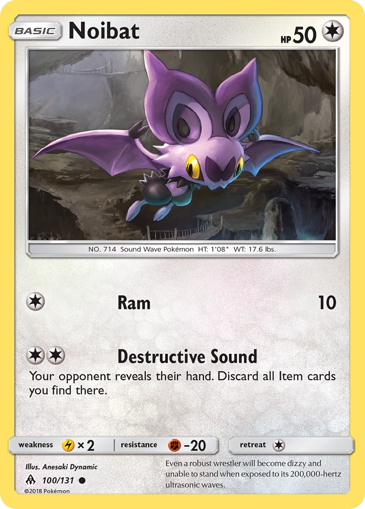 Noibat (100/131) [Sun & Moon: Forbidden Light] | Amazing Games TCG