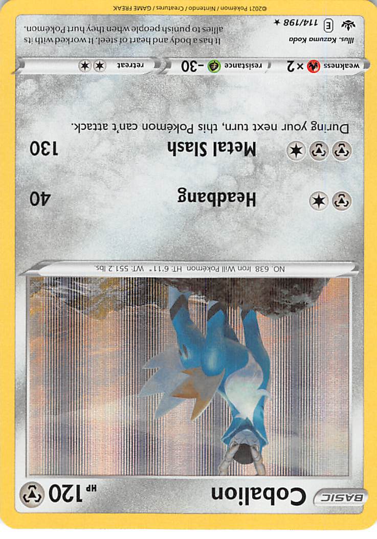 Cobalion (114/198) [Sword & Shield: Chilling Reign] | Amazing Games TCG