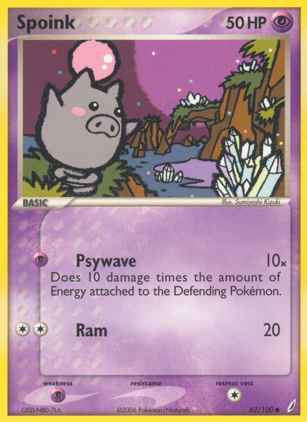 Spoink (62/100) [EX: Crystal Guardians] | Amazing Games TCG