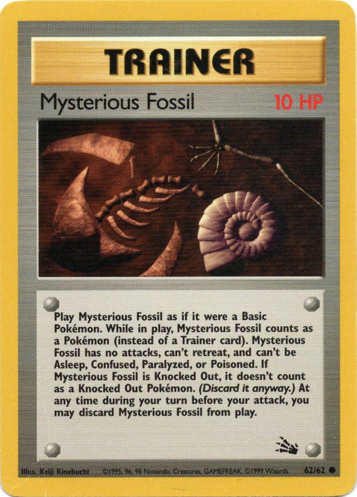 Mysterious Fossil (62/62) [Fossil Unlimited] | Amazing Games TCG