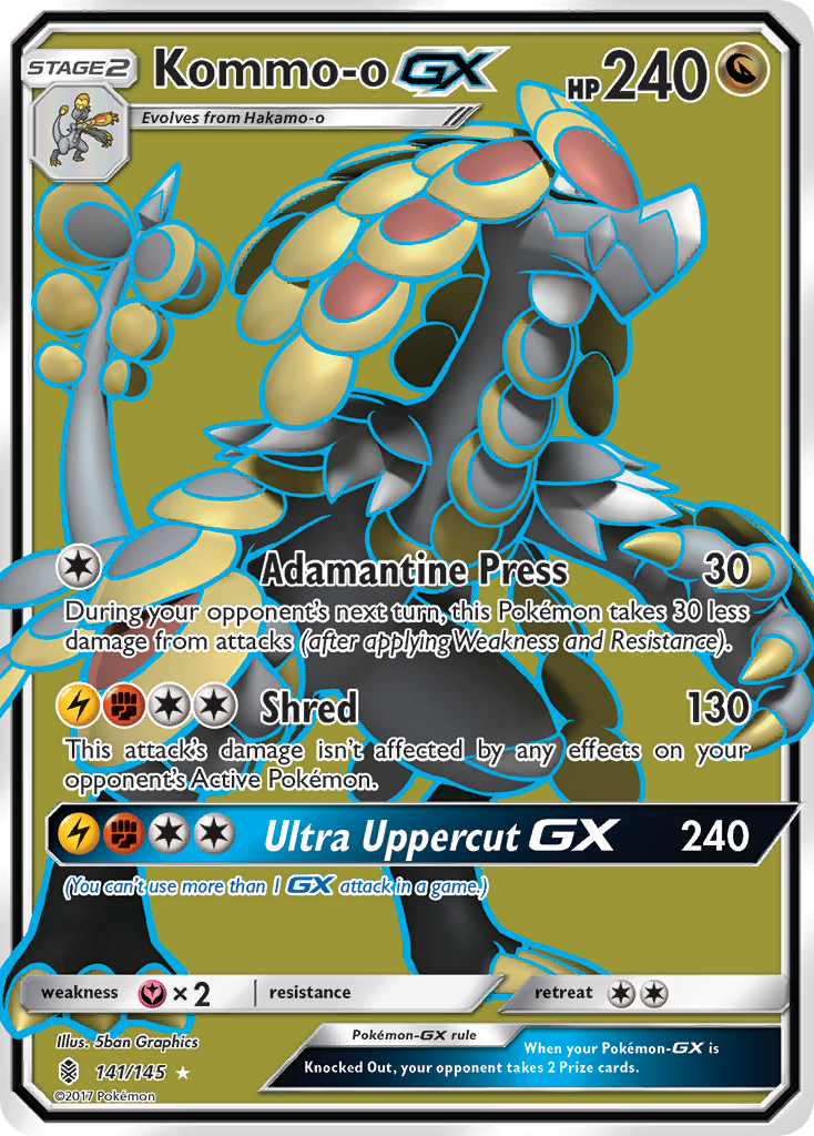 Kommo-o GX (141/145) [Sun & Moon: Guardians Rising] | Amazing Games TCG