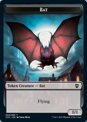 Blood // Bat Double-sided Token [Innistrad: Crimson Vow Commander Tokens] | Amazing Games TCG