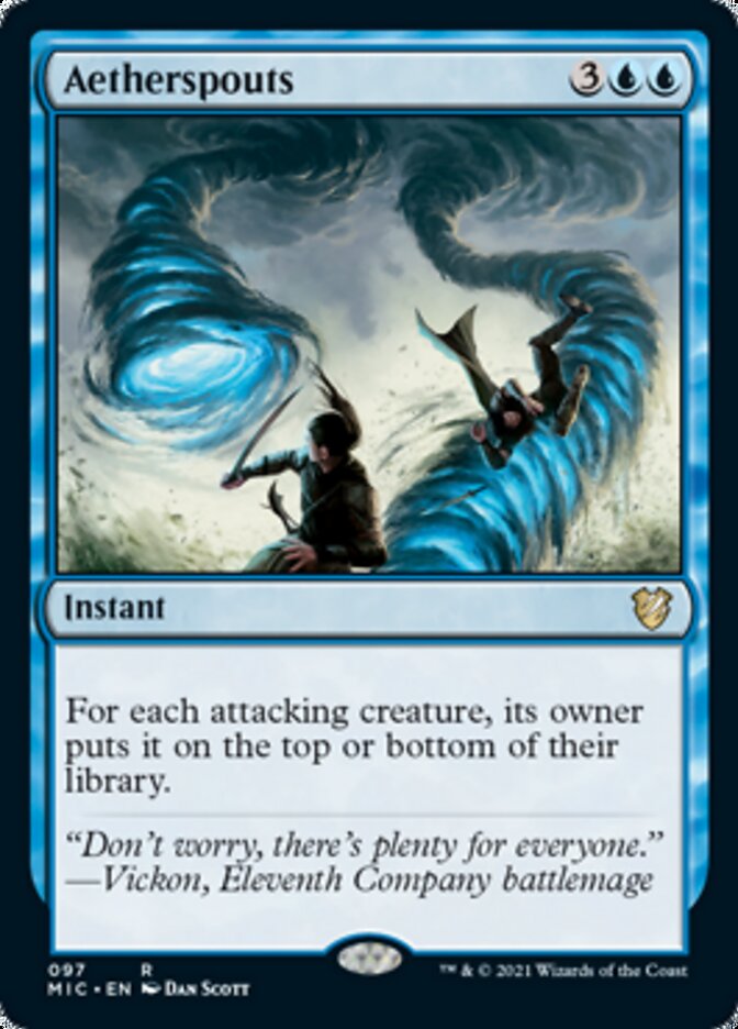 Aetherspouts [Innistrad: Midnight Hunt Commander] | Amazing Games TCG