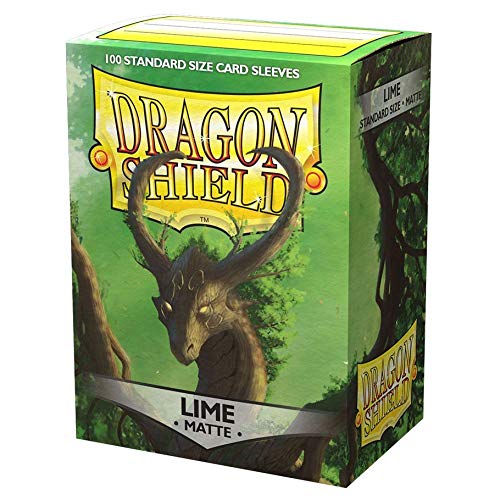 Dragon Shield Standard Matte Lime  – (100ct) | Amazing Games TCG