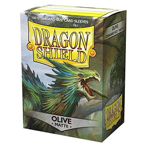 Dragon Shield Standard Matte Olive – (100ct) | Amazing Games TCG