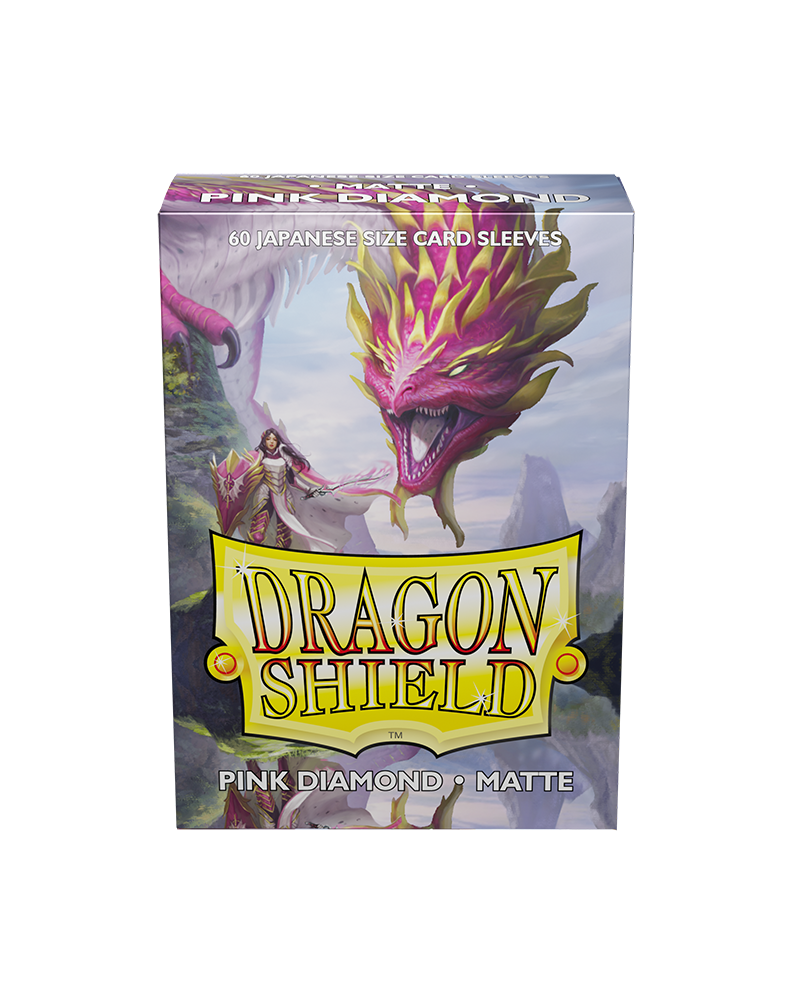 Dragon Shield Japanese Matte Pink Diamond 'Cornelia' – (60ct) | Amazing Games TCG