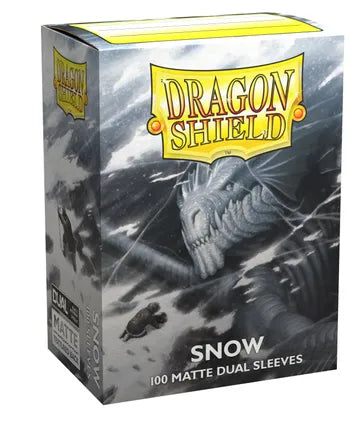 Dragon Shield Standard Dual Matte Snow - (100ct) | Amazing Games TCG