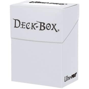ULTRA PRO: DECK BOX - WHITE | Amazing Games TCG